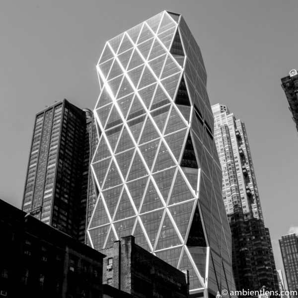 The Hearst Tower in New York 2 (BW SQ)