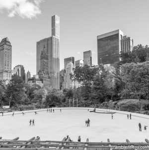 Central Park's Wollman Rink (BW SQ)
