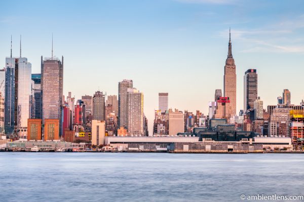 Midtown Manhattan and the Hudson River at Sunset 1