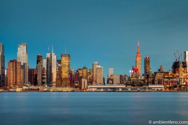 Midtown Manhattan and the Hudson River at Sunset 2