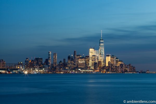 Lower Manhattan and the Hudson River at Sunset 2
