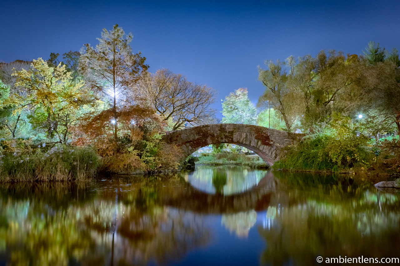 Central Park’s Gapstow Bridge at Night 3 Ambient Lens