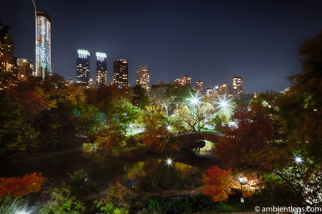 Central Park’s Gapstow Bridge at Night 4 Ambient Lens