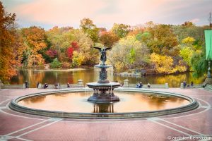 Bethesda Fountain Golden Autumn 3