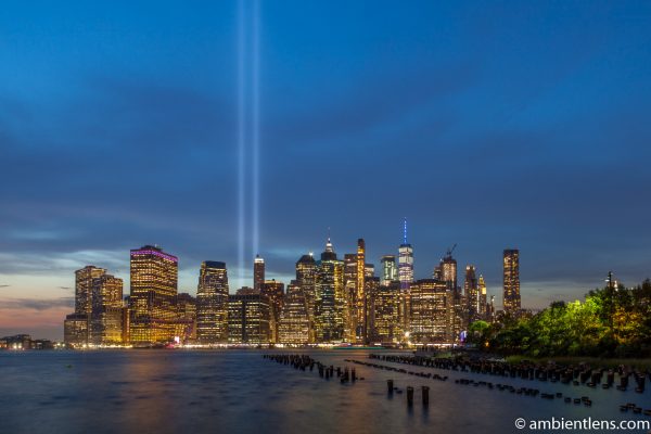 September 11 Twin Lights in Lower Manhattan, New York 3