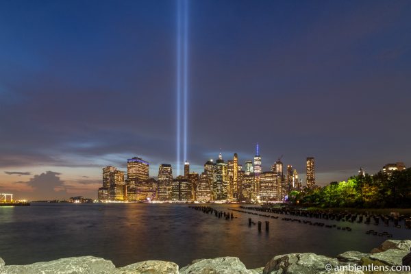 September 11 Twin Lights in Lower Manhattan, New York 2