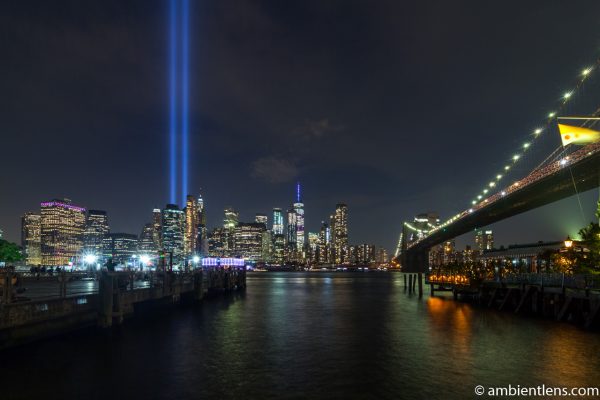 September 11 Twin Lights in Lower Manhattan, New York 1