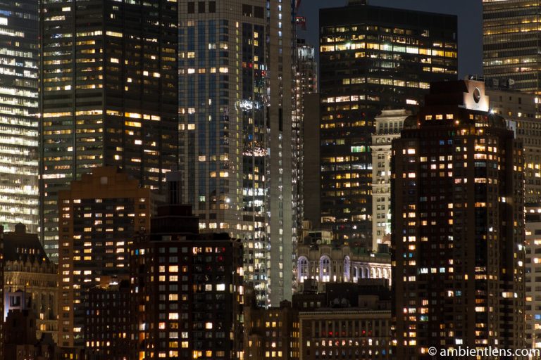 New York City Buildings at Night 2