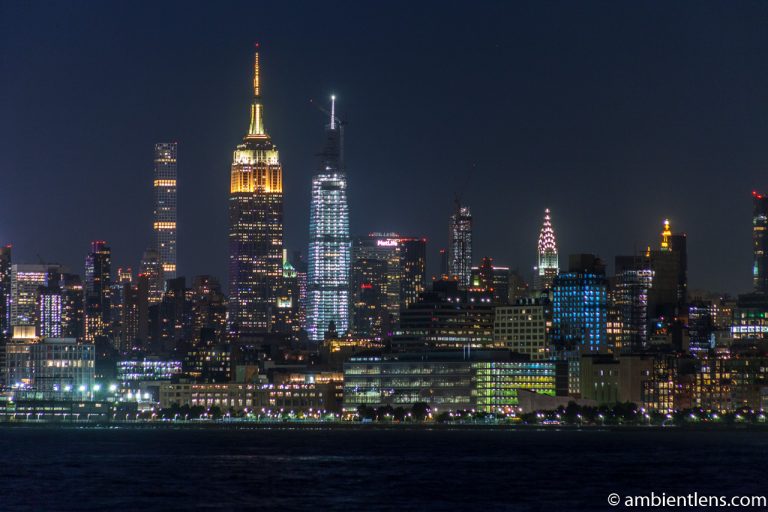 Midtown Manhattan and the Hudson River at Night 4