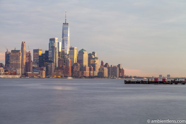 Lower Manhattan and the Hudson River at Sunset 3