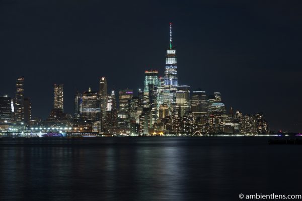 Lower Manhattan and the Hudson River at Night 1