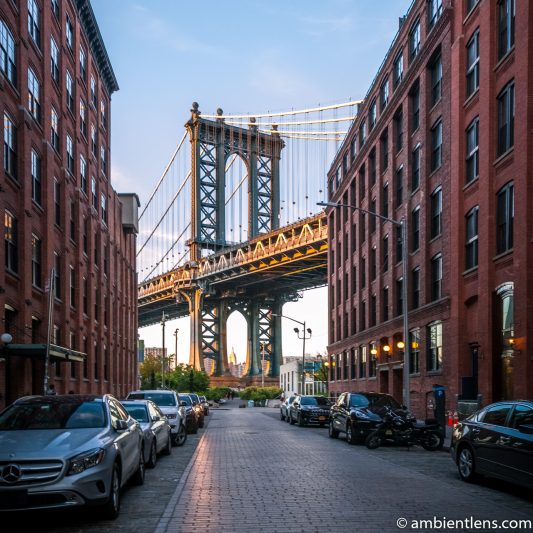 Manhattan Bridge from Washington Street, Brooklyn (SQ)