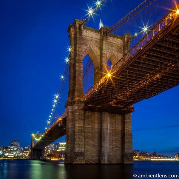 Brooklyn Bridge in Blue Light 5 (SQ)