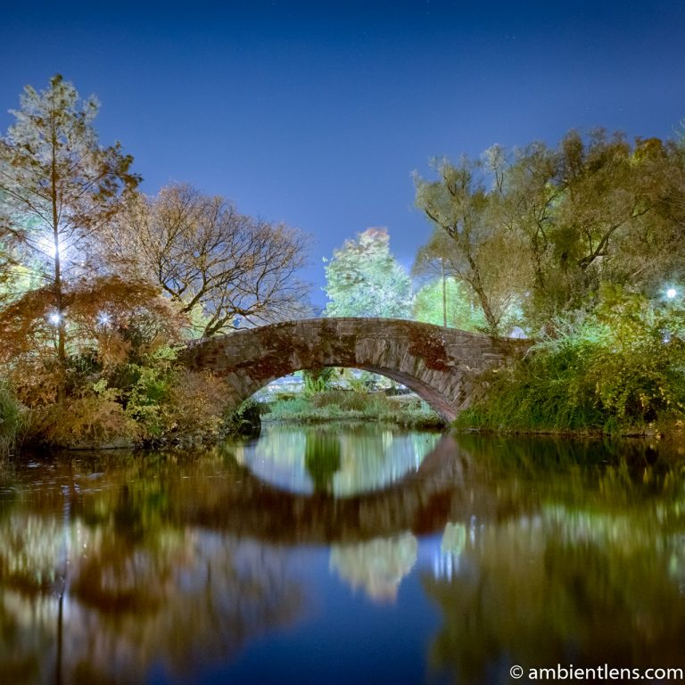Central Park's Gapstow Bridge at Night 3 (SQ)