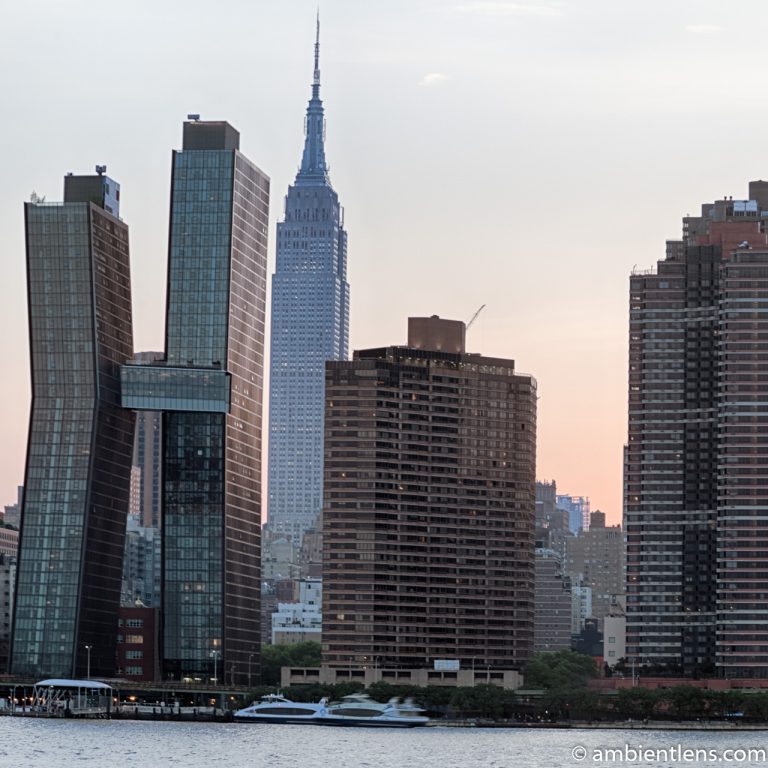 Midtown Manhattan and the East River at Sunset 8 (SQ)