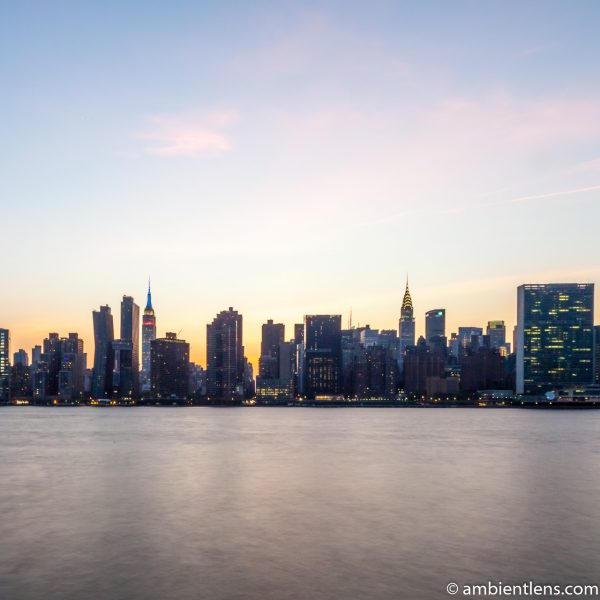 Midtown Manhattan and the East River at Sunset 5 (SQ)