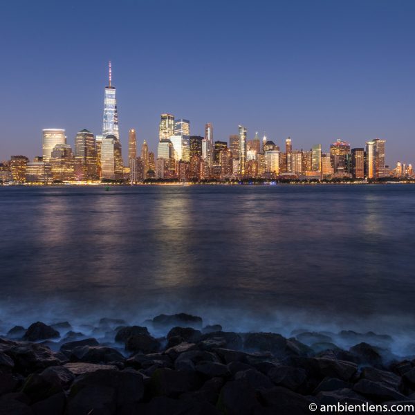 Lower Manhattan and the Hudson River at Night 8 (SQ)