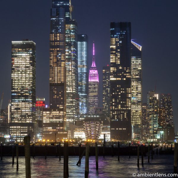 Midtown Manhattan and the Hudson River at Night 2 (SQ)