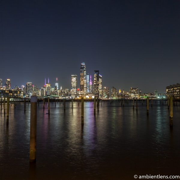 Midtown Manhattan and the Hudson River at Night 1 (SQ)