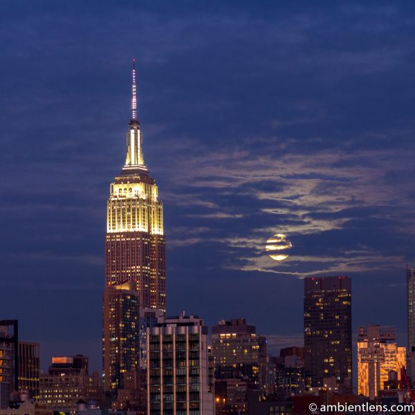 Moonrise over Manhattan, New York 7 (SQ)