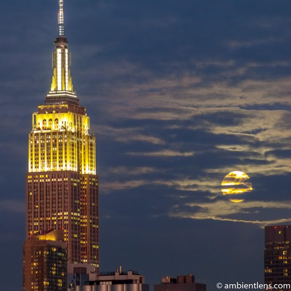 Moonrise over Manhattan, New York 6 (SQ)