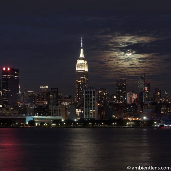 Moonrise over Manhattan, New York 2 (SQ)