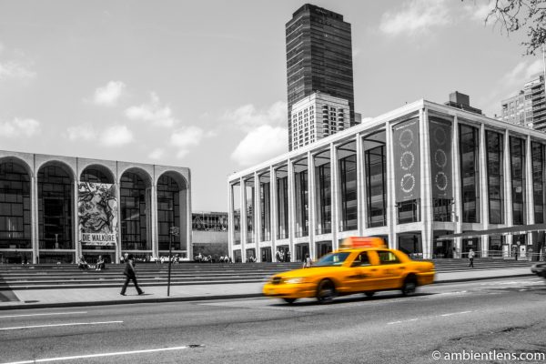 Yellow Cab at Lincoln Center, New York 1