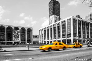 Yellow Cabs at Lincoln Center, New York 2