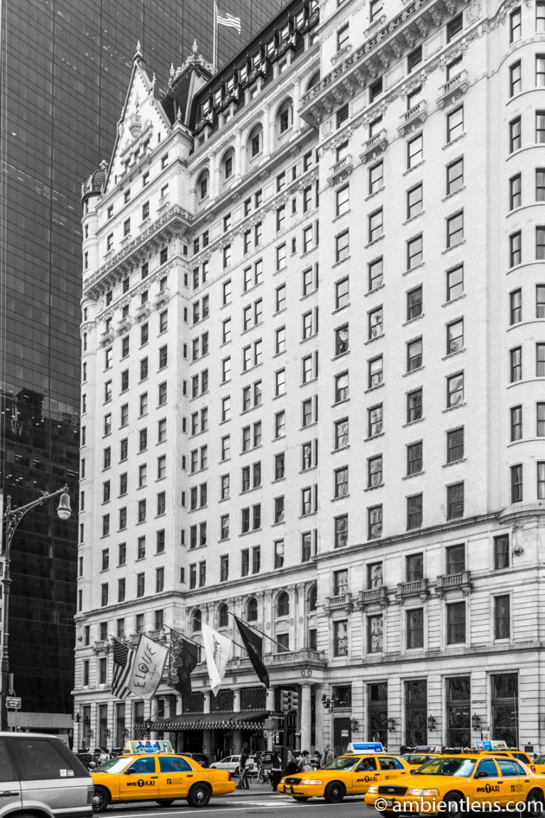Yellow Cabs at the Plaza Hotel, New York 1