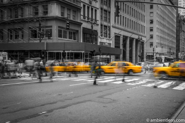 Yellow Cab on Fifth Avenue, New York 4
