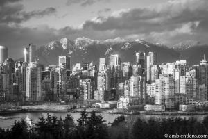 Vancouver Golden Hour (BW)