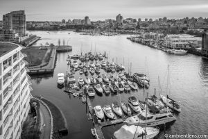 Boats in Vancouver 1 (BW)