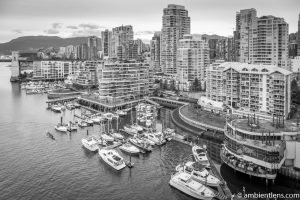 Boats in Vancouver 5 (BW)