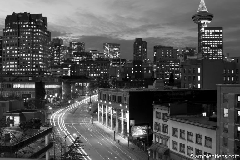 Pender Street, Vancouver, BC (BW)