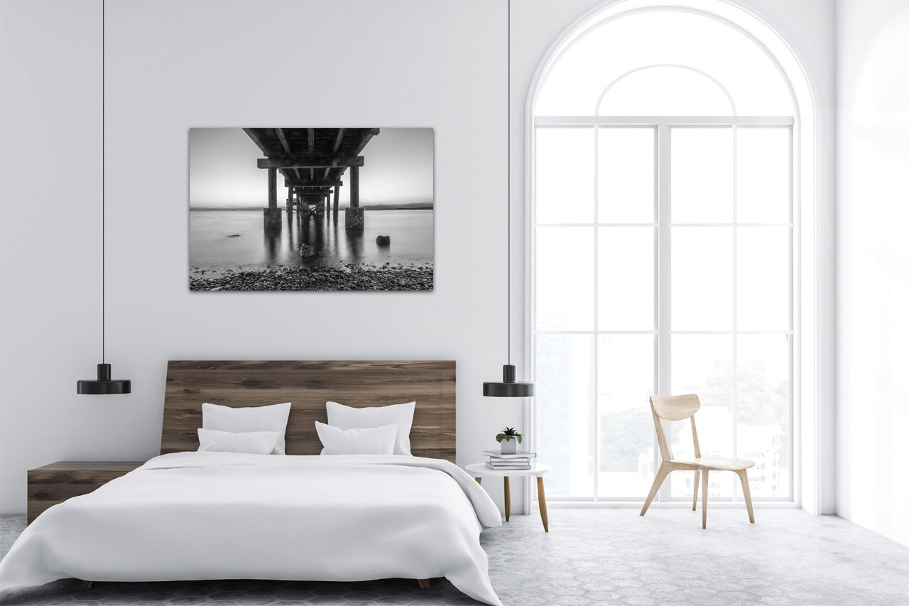 The Pier at Crescent Beach, White Rock, BC, Canada 2 (BW) Ambient Lens