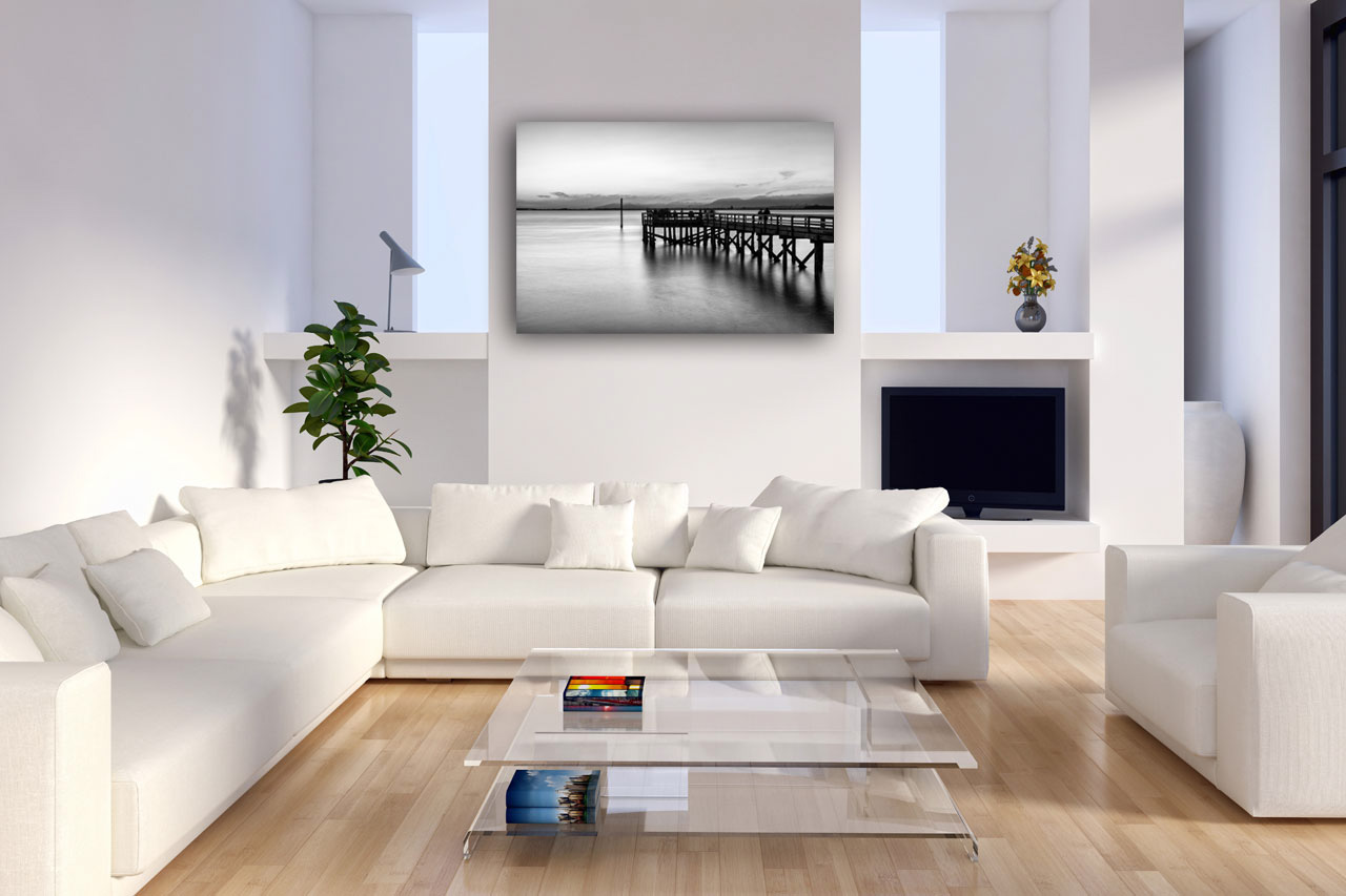 The Pier at Crescent Beach, White Rock, BC, Canada 4 (BW) Ambient Lens