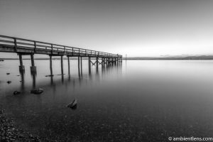 The Pier at Crescent Beach, White Rock, BC, Canada 6 (BW)