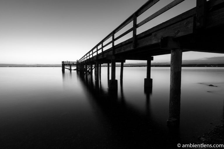 The Pier at Crescent Beach, White Rock, BC, Canada 8 (BW)