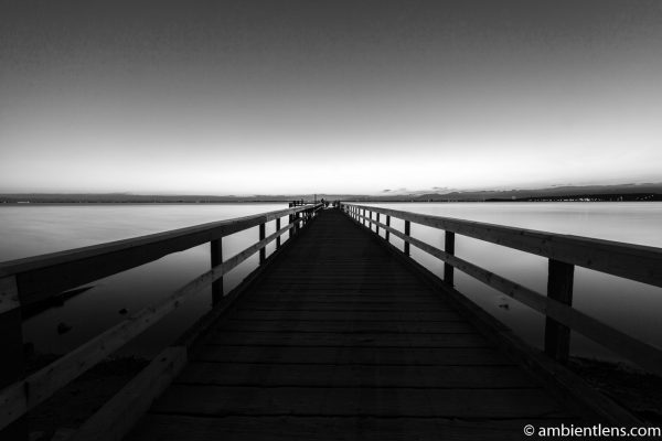 The Pier at Crescent Beach, White Rock, BC, Canada 9 (BW)