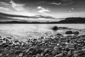 Acadia Beach, Vancouver, BC 1 (BW)