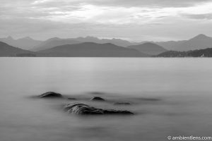 Big Rocks at Acadia Beach, Vancouver, BC 4 (BW)