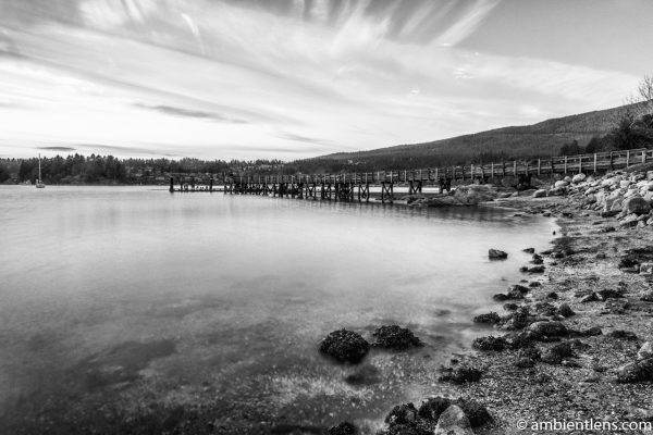 The Dock at Belcarra Regional Park, Anmore, BC 5 (BW)
