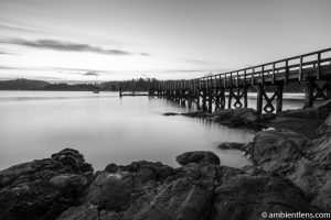The Dock at Belcarra Regional Park, Anmore, BC 2 (BW)