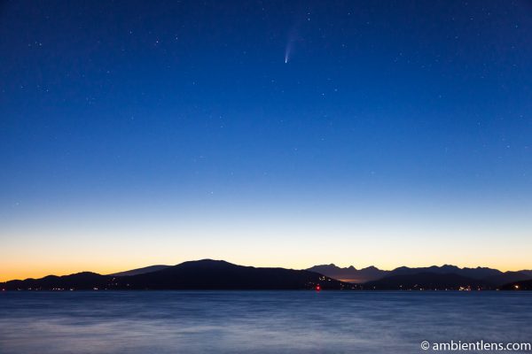Neowise Comet over Vancouver Island