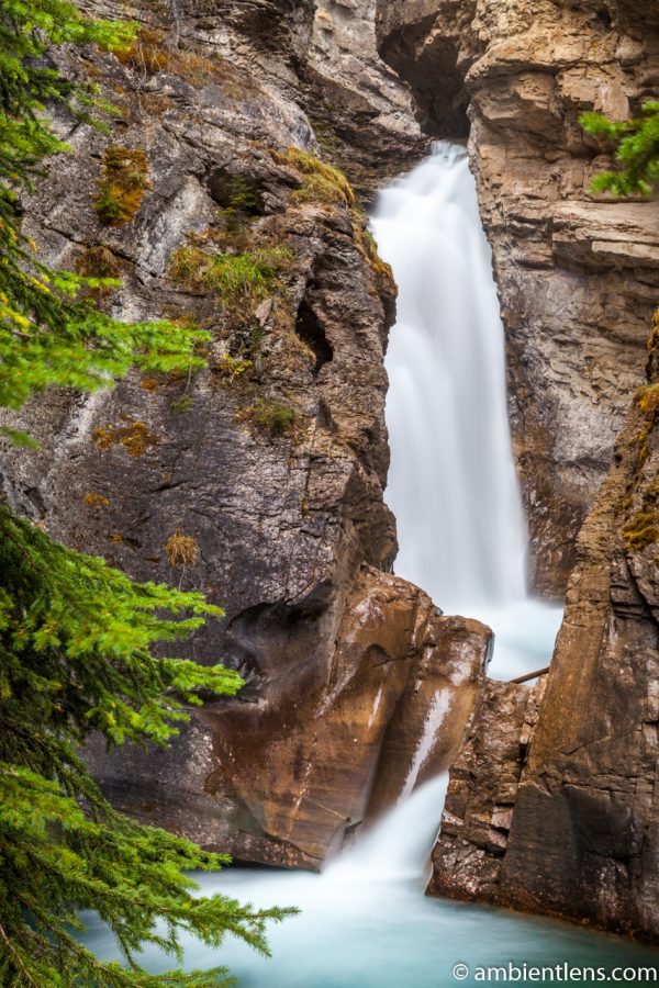 The Lower Falls at Johnston Canyon, Banff, Alberta 2