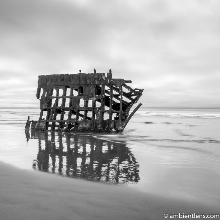 The Peter Iredale Shipwreck 2 (BW SQ)