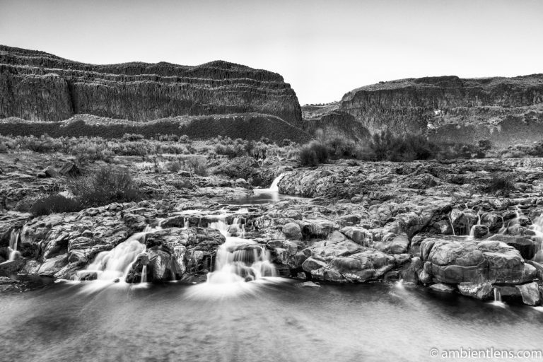 Little Palouse Falls 3 (BW)