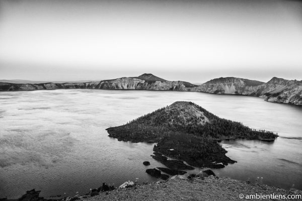 Crater Lake 1 (BW)