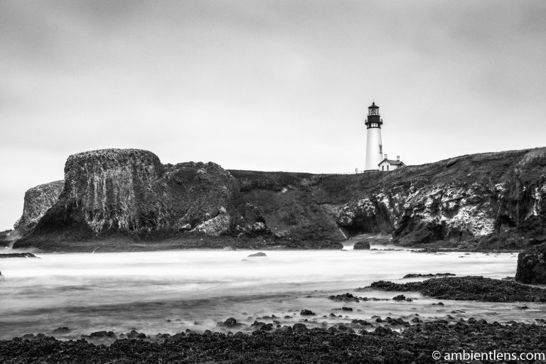 Yaquina Head Lighthouse 1 (BW)