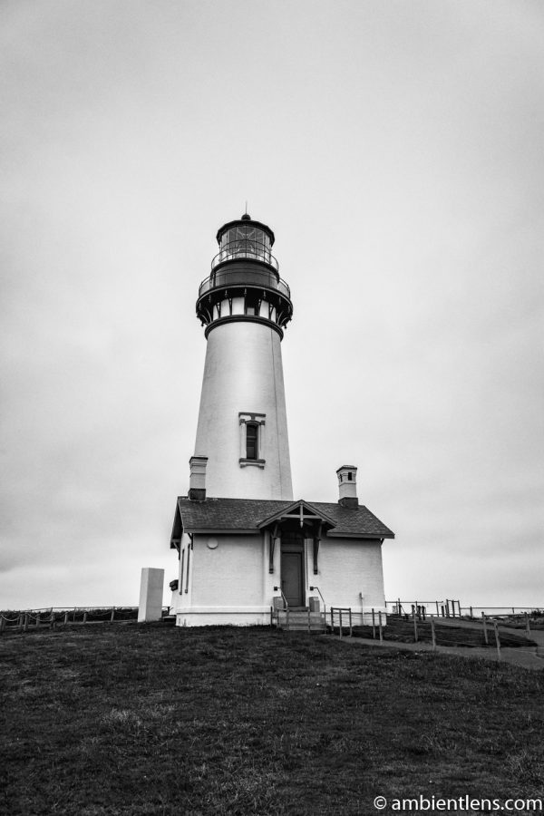Yaquina Head Lighthouse 4 (BW)